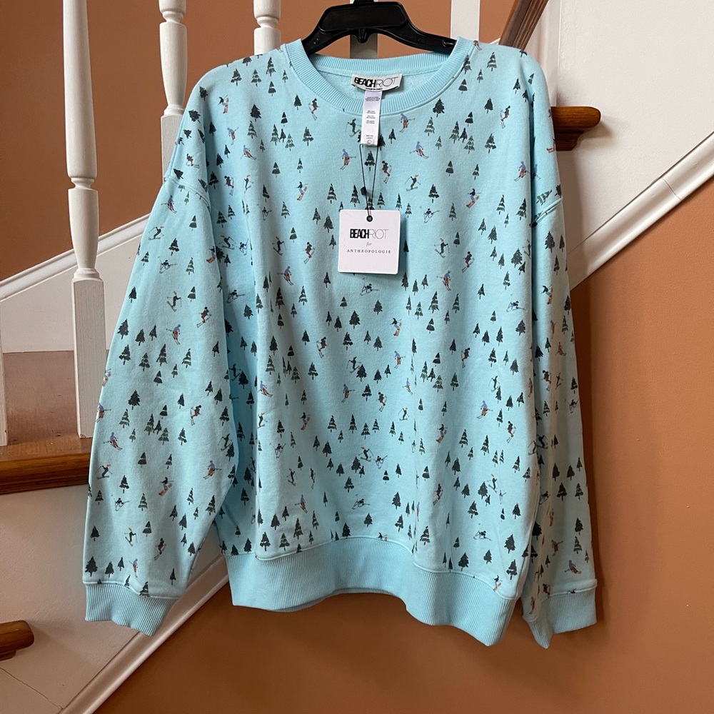 Beach Riot NWT various Devyn Alpine Winter Crewneck sweatshirt; soft, midweight. - Picture 13 of 16